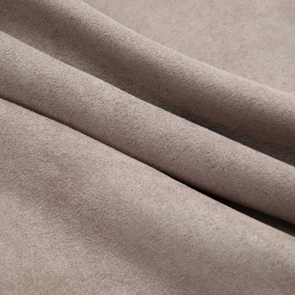 vidaXL Gordijn verduisterend met metalen ringen 2 st 140x175 cm taupe