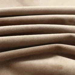 vidaXL Gordijn verduisterend met ringen 290x245 cm fluweel beige