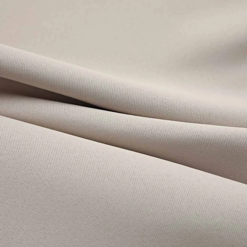 vidaXL Gordijn verduisterend met metalen ringen 290x245 cm beige