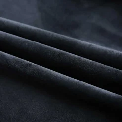 vidaXL Gordijn verduisterend met haken 290x245 cm fluweel zwart