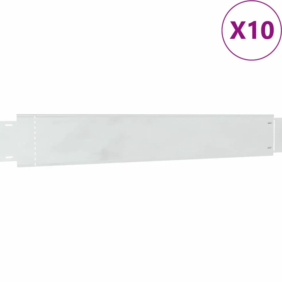 vidaxl Grashek 100 x 14 x 0,07 cm Gegalvaniseerd staal