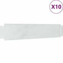 vidaxl Grashek 100 x 20 x 0.07 cm Gegalvaniseerd staal
