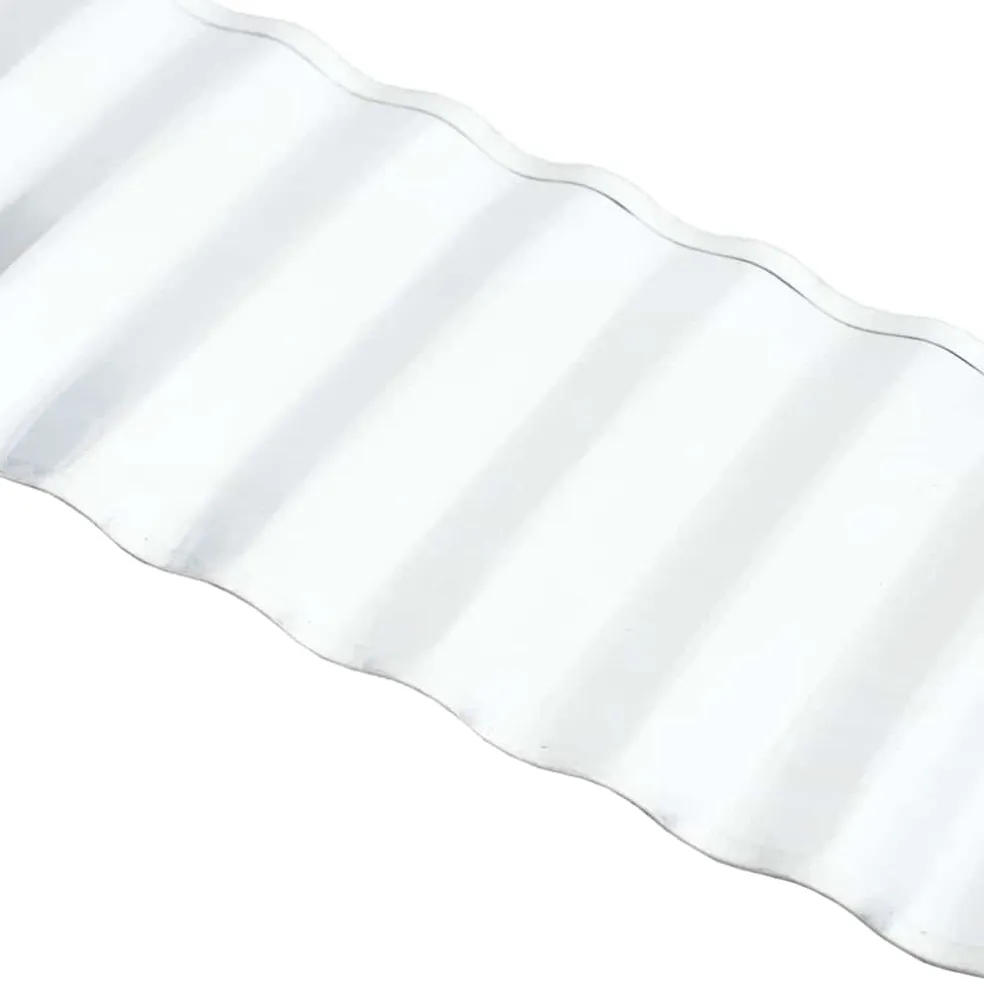 vidaxl Gras Rand 1000 x 15 x 0,03 cm Gegalvaniseerd staal zilver