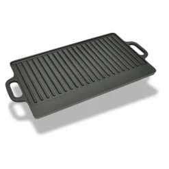 vidaXL Grillplaat dubbelzijdig 50x23 cm gietijzer
