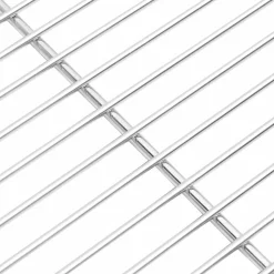 vidaXL Grillrooster 40 x 30 cm Roestvrij staal zilver