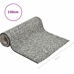 vidaXL Grindfolie 150x40 cm grijs
