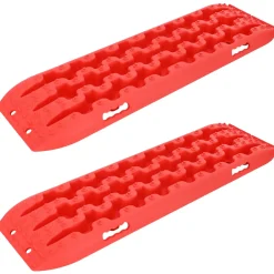 vidaXL Gripplaat 2 st Rood 106 x 30,5 x 7 cm Versterkt nylon