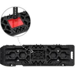 vidaXL Gripplaten 2 st 107x31x7 cm nylon zwart