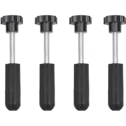 vidaXL Gripplaten 2 st 107x31x7 cm nylon zwart