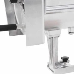 vidaXL Groentesnijder handmatig 22x44,5 cm aluminium zilverkleurig