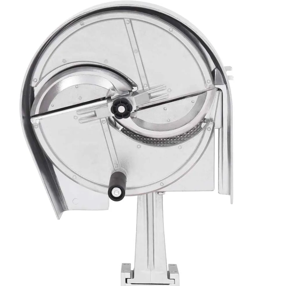 vidaXL Groentesnijder handmatig 22x44,5 cm aluminium zilverkleurig