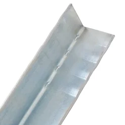 vidaXL Grondanker L-vormig 5x5x50 cm gegalvaniseerd staal 2 st