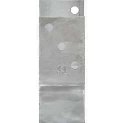 vidaXL Grondankers 6 st 7x6x15 cm gegalvaniseerd staal zilverkleurig