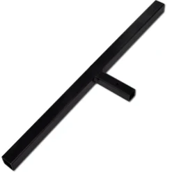 vidaXL Grondboor met handvat en schroefkop (dubbele schroef) 80 mm (zwart)