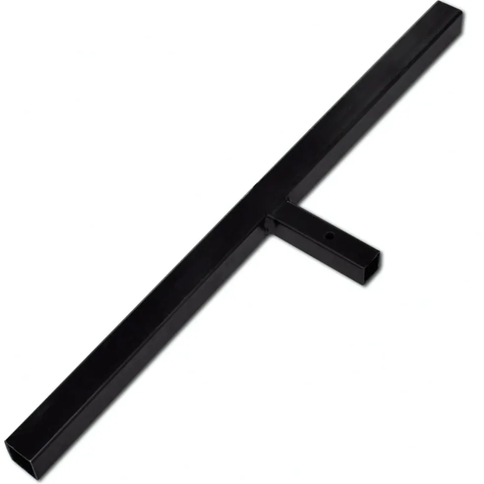 vidaXL Grondboor met handvat en schroefkop (dubbele schroef) 80 mm (zwart)