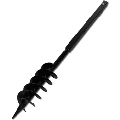 vidaXL Grondboor 100 mm met 13 m verlengstuk Staal