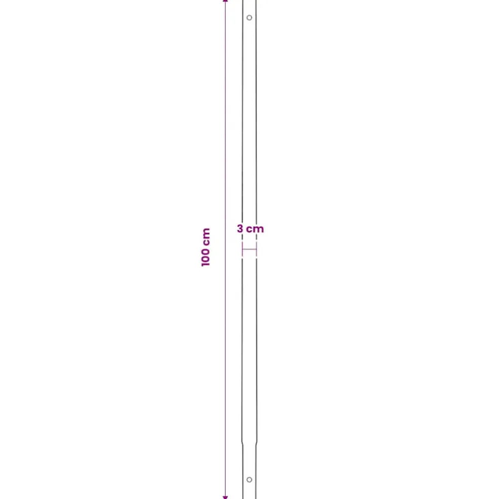 vidaXL Grondboor 100 mm met 5 m verlengstuk Staal