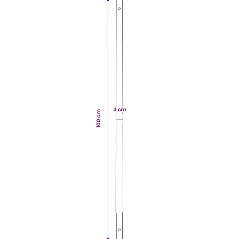 vidaXL Grondboor 100 mm met 9 m verlengstuk Staal