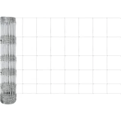 vidaXL Grond Fix Gelast Draadhek 25 x 0,8 m Gegalvaniseerd staal Mesh