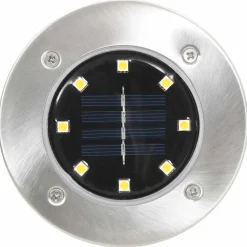 vidaXL Grondlampen 8 st solar LED warmwit