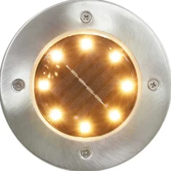 vidaXL Grondlampen 8 st solar LED warmwit