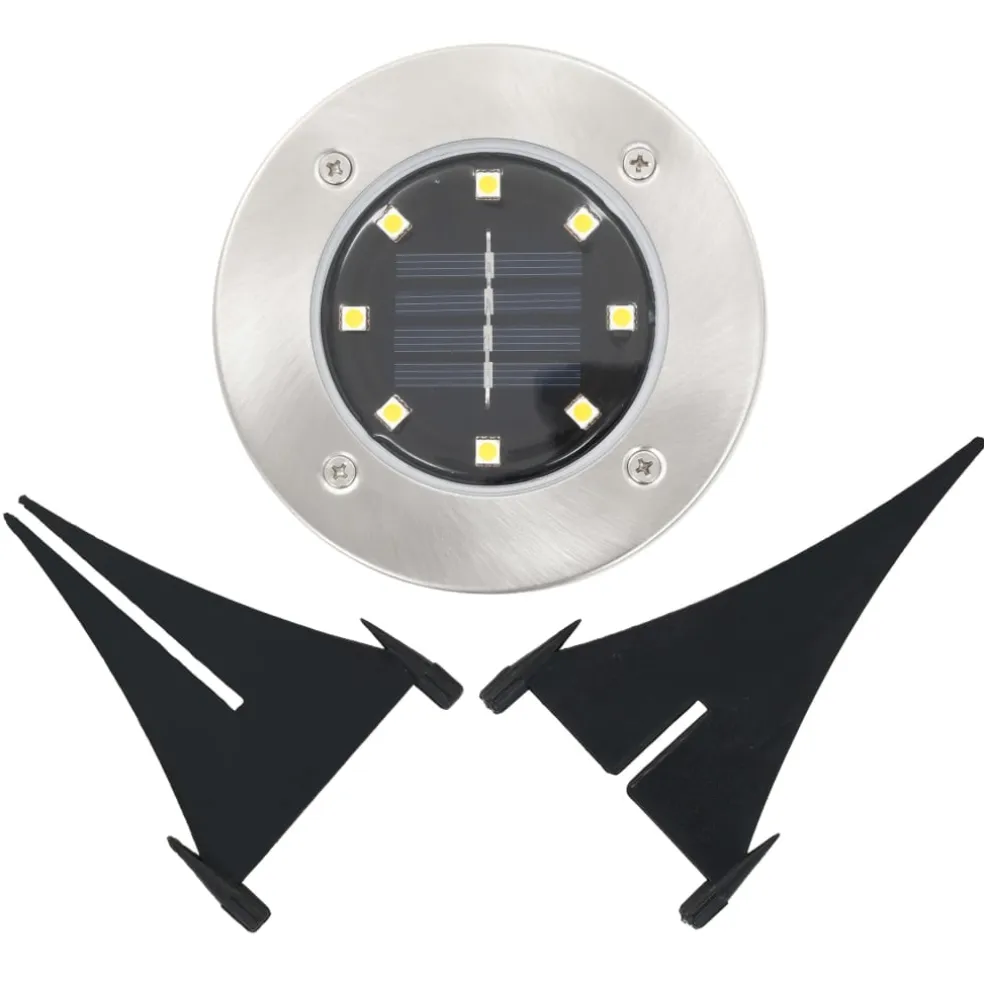 vidaXL Grondlampen 8 st solar LED RGB-kleur