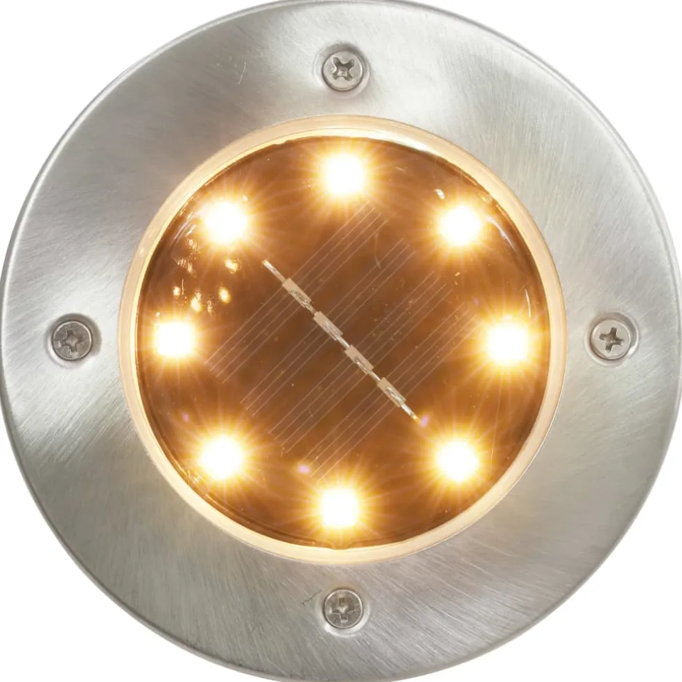 vidaXL Grondlampen 8 st solar LED RGB-kleur