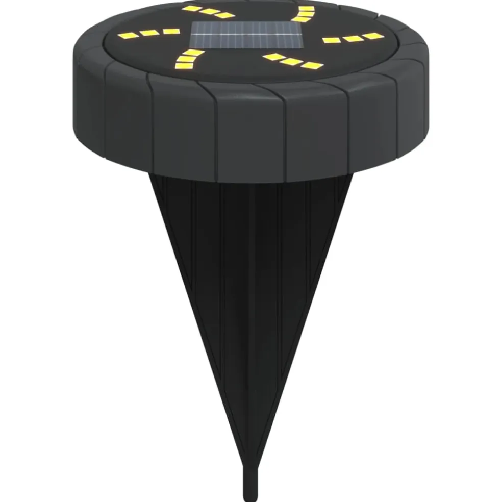 vidaXL Grondlampen 4 st solar met grondpennen warmwit