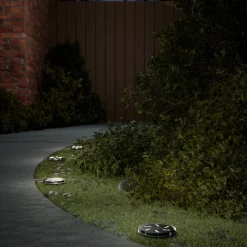vidaXL Grondlampen 4 st solar met grondpennen warmwit