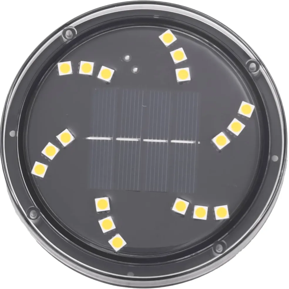 vidaXL Grondlampen 4 st solar met grondpennen warmwit