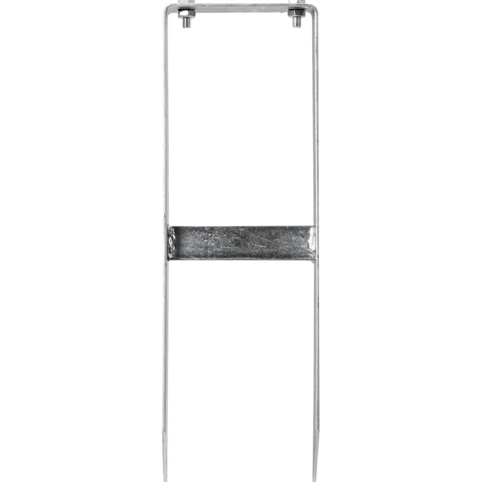 vidaXL Grondpinnen voor HKC schutting 2 st 40 cm staal