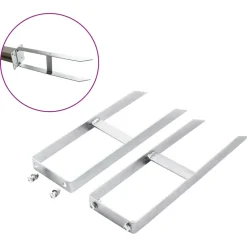 vidaXL Grondpinnen voor HKC schutting 2 st 40 cm staal