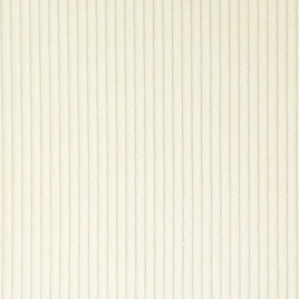 vidaXL Grote chaise longue Crèmekleurig Katoenen stof