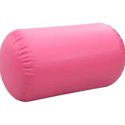 vidaXL Gymnastiekrol met pomp opblaasbaar 100x60 cm PVC roze