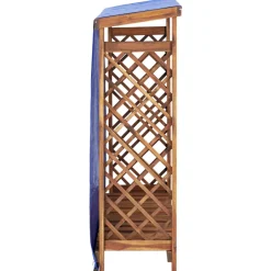 vidaXL Haardhoutopslag 105x38x115 cm massief acaciahout