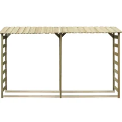 vidaXL Haardhoutopslag 300x44x176 cm geïmpregneerd grenenhout
