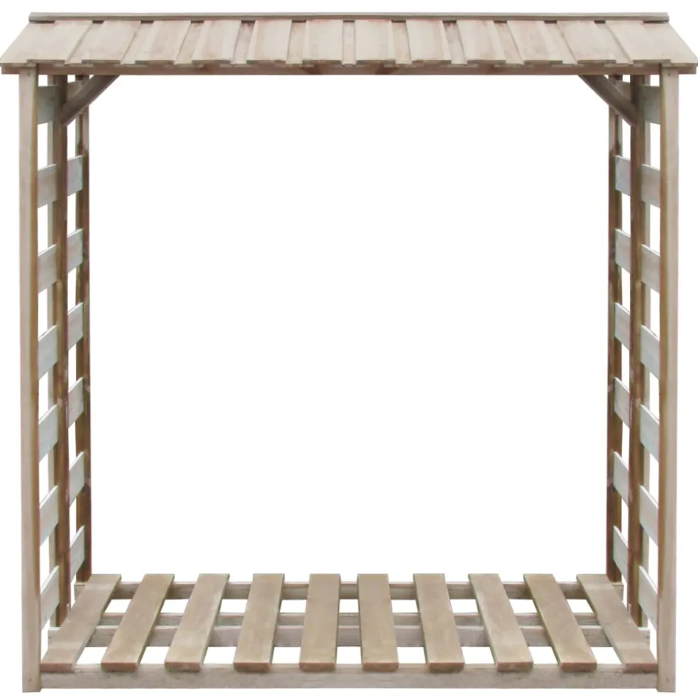 vidaXL Haardhoutopslag 150x90x176 cm geïmpregneerd grenenhout