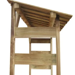 vidaXL Haardhoutopslag 150x44x176 cm geïmpregneerd grenenhout