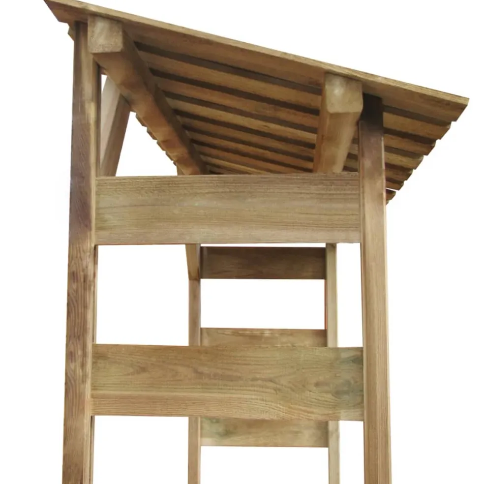 vidaXL Haardhoutopslag 150x44x176 cm geïmpregneerd grenenhout