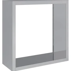 vidaXL Haardhoutrek 100x40x100 cm gegalvaniseerd staal