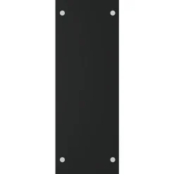 vidaXL Haardhoutrek 40x35x100 cm gehard glas zwart