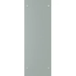 vidaXL Haardhoutrek 80x35x100 cm gehard glas wit