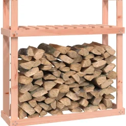 vidaXL Haardhoutrek 110x35x108,5 cm massief douglashout