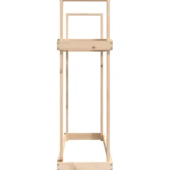 vidaXL Haardhoutrek 110x35x108,5 cm massief grenenhout