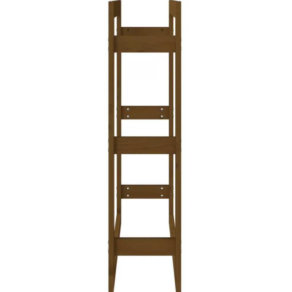 vidaXL Haardhoutrek 108x64,5x109 cm massief grenenhout