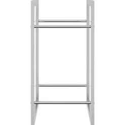 vidaXL Haardhoutrek 50x28x56 cm roestvrij staal