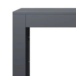 vidaXL Haardhoutrek 100x40x100 cm staal antracietkleurig