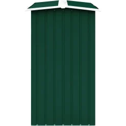 vidaXL Haardhoutschuur 163x83x154 cm gegalvaniseerd staal grijs
