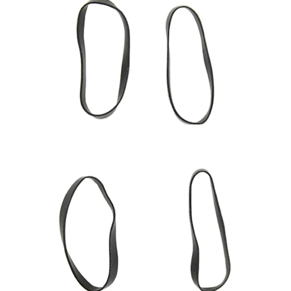 vidaXL Haarelastiekjes paard 500 st silicone zwart