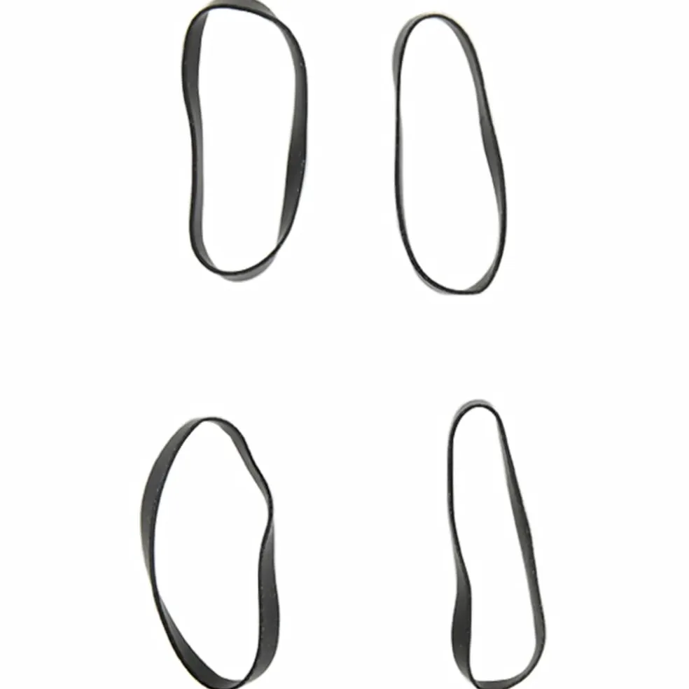 vidaXL Haarelastiekjes paard 500 st silicone zwart